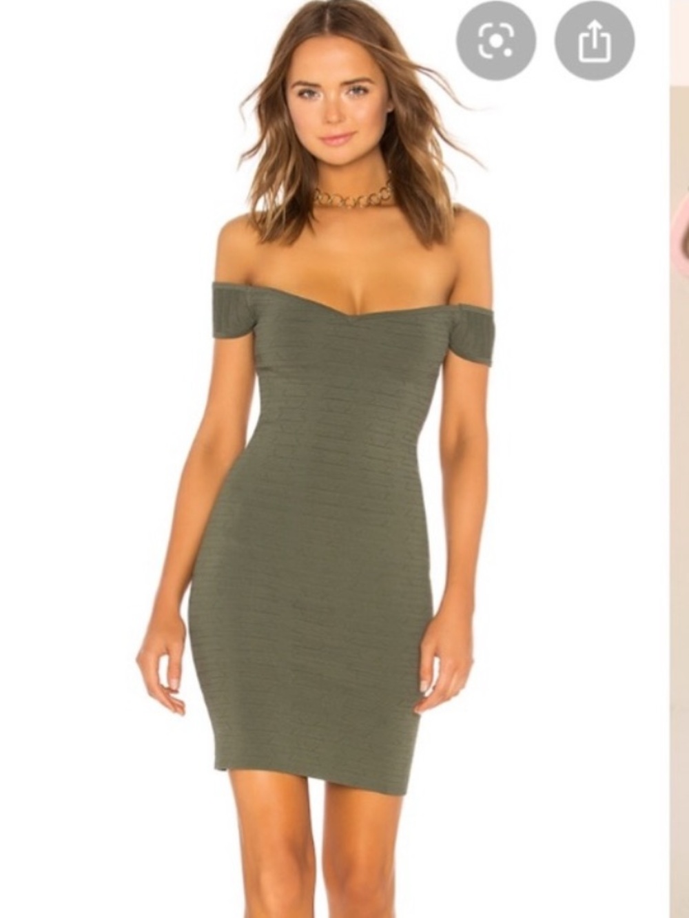 Ronny Kobo Patrika mini bodycon dress size S
